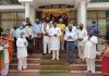 झंड़ा चढ़ाकर मानवता मंदिर में मनाया गया बैसाखी व नववर्ष का त्योहार, दिया मनुष्य बनो का संदेश