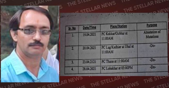 naib-tehsildaar-hamirpur-sharma