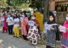 पश्चिम बंगाल में टीएमसी की गुंडागर्दी के खिलाफ जिला भाजपा महिला मोर्चा ने किया प्रदर्शन