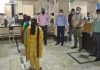 कोरोना वायरस से ग्राहकों को बचाने के लिए स्टेट बैंक ऑफ इंडिया कनक मंडी शाखा की अनोखी पहल
