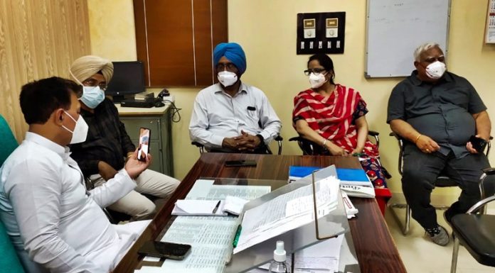 mla-dr-raj-visit-civil-hospital-hoshiarpur-punjab