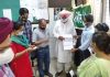 एनएचएम कर्मियों ने हड़ताल दौरान विधायक गिलजियां को दिया मांगपत्र