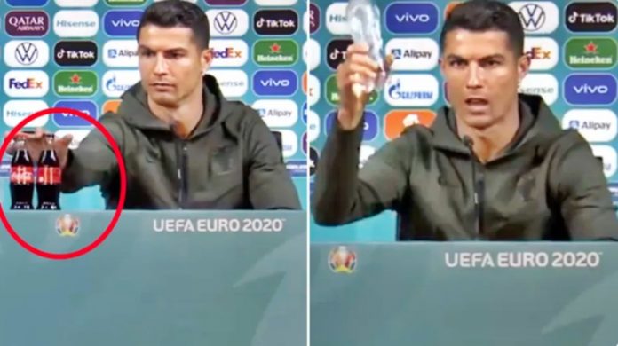 Ronaldo-snub-coca-cola