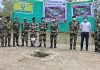 विश्व पर्यावरण दिवस के मौके पर सीमा सुरक्षा बल व वन विभाग के परिसर में वृक्षारोपण अभियान चलाया
