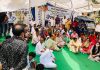 पीएसपीसीएल के निगरान इंजीनियर के कार्यालय के बाहर बिजली कट्टों के खिलाफ भाजपा का जबरदस्त धरना प्रदर्शन