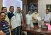 नवरात्रों के मेलों में उचित व्यवस्था हेतु धार्मिक संस्थाओं ने एसडीएम से की भेंट