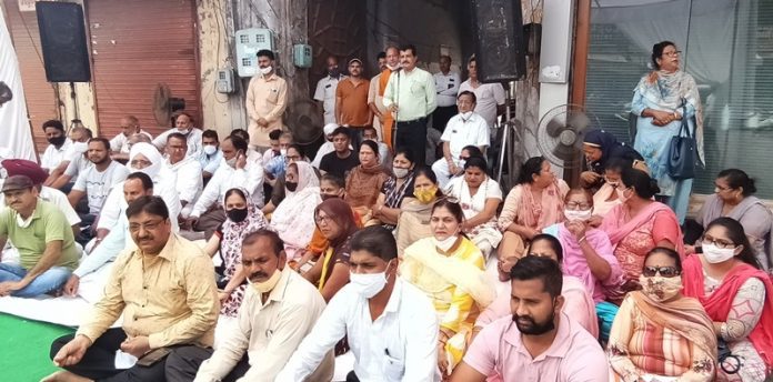 congress-protest-hoshiarpur-punjab