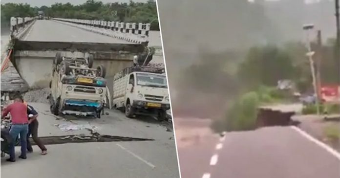 Bridge collapsed