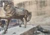 MUSLIM MAN VANDALIZES STATUE OF MAHARAJA RANJIT SINGH IN PAKISTAN