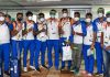 TOKYO OLYMPIC MEDAL WINNERS GOT HUGE WELCOME ON DELHI AIRPORT, PARTY ORGANIZED TO FELICITATE THEM