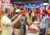छत के रास्ते दुकान में घुसे चोर, दशमेश जनरल स्टोर से 50 हजार के नोटों के हार लेकर फरार