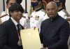 NEERAJ CHOPRA RECEIVED KHEL RATNA WHILE SHIKHAR DHAWAN HONOURED WITH ARJUNA AWARD