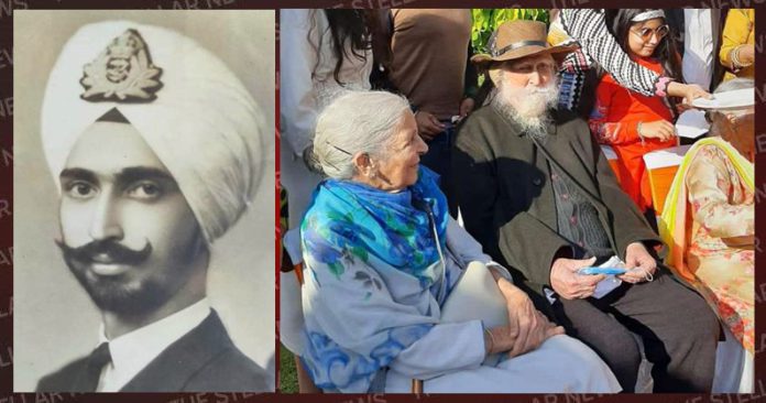 Col Prithpal Singh with wife