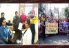 ਨੈਸ਼ਨਲ ਹੈਲਥ ਮਿਸ਼ਨ ਦੇ ਕਰਮਚਾਰੀਆਂ ਵੱਲੋਂ ਜਿਲ੍ਹਾ ਪੱਧਰੀ ਕੱਢਿਆ ਗਿਆ ਰੋਸ ਮਾਰਚ, ਵਿਧਾਇਕ ਅਰੋੜਾ ਨੂੰ ਦਿੱਤਾ ਮੰਗ ਪੱਤਰ