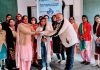 बहुरंग कला मंच की ओर से ’’कैच द रेन’’ विषय पर नुक्कड़ नाटक आयोजित