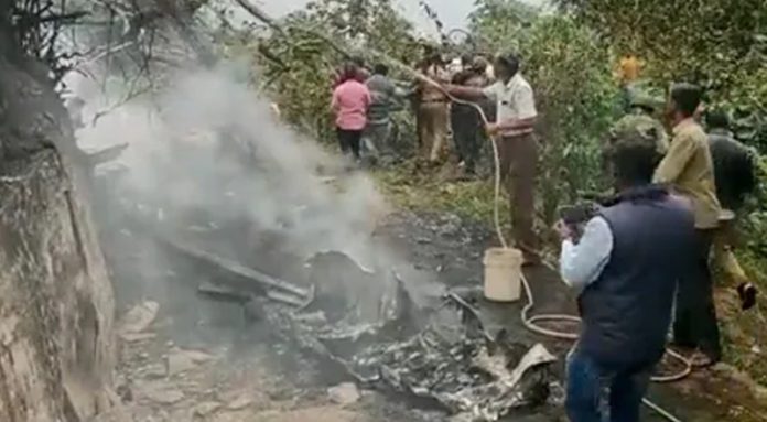 helicopter crash in tamil nadu