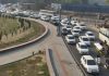 गुरु नानकपुरा फाटक बंद होने से बीएसएफ से पीएपी चौक तक लगा जाम
