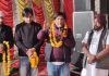 आप उम्मीदवार ब्रह्म शंकर जिम्पा बाबा हजरत खुशाल शाह जी के दरबार में हुए नतमस्तक