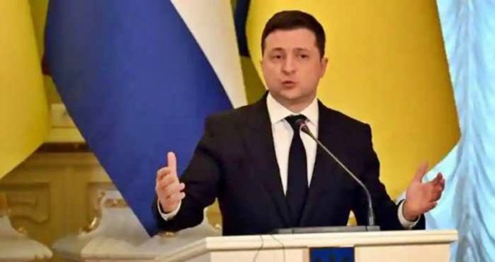 Ukraine president Volodymyr Zelenskyy