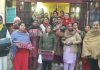 महाशिवरात्रि के उपलक्ष्य में शिव शक्ति मंदिर मिलाप नगर से निकाली प्रभातफेरी