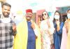 आदिया ने परिवार सहित किया मतदान, कांग्रेस सरकार बनने का किया दावा