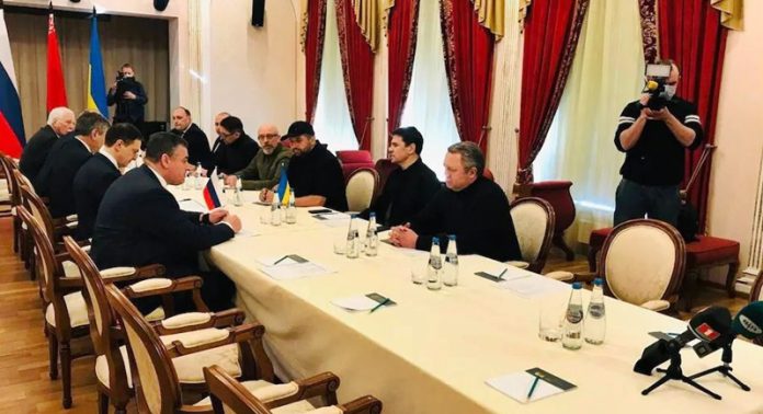 russia-ukrain meeting in belarus