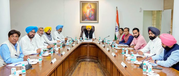 CABINET LED BY BHAGWANT