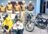 गढ़शंकर पुलिस: दो युवक चोरी के 5 मोटरसाइकिल सहित काबू