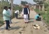डा. राज ने गांव जंडौली का दौरा करके चल रहे विकास कार्य का लिया जायजा