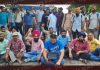 कंडक्टर ने महिला पर लगाया दुर्व्यवहार का आरोप, बस अड्डा बंद कर यूनियन संग दिया धरना