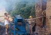 50 साल पुरानी बारीं गांव की आटा चक्की जलकर हुई खाक