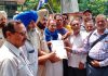 बसपा वर्करों ने डी.सी. दफ्तर होशियारपुर का किया घेराव