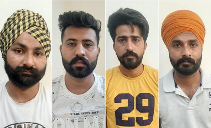 four suspected khalistani terrorists nabbed
