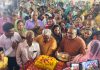 श्रीनंद अन्नपूर्णा मंदिर में तीन शाम राधा माधव के नाम श्रद्धापूर्वक संपन्न