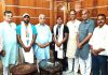व्यस्क मास्टर गेम्स में गोल्ड मेडल जीतने पर भाजपा नेताओं ने राणा रंजीत सिंह व अरुण दीप को किया सम्मानित