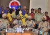 पंजाब पुलिस की तरफ से 4 पिस्तौलें, 6.5 लाख रुपए की ड्रग मनी, 103 ग्राम हेरोइन और तीन कारों समेत पांच व्यक्ति गिरफ्तार