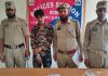 DODA POLICE APPREHENDED A NOTORIOUS DRUG PEDDLER WITH NARCOTICS AT PUL DODA