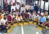 Distributed kits to rehabilitated drug addicts after completing skill courses