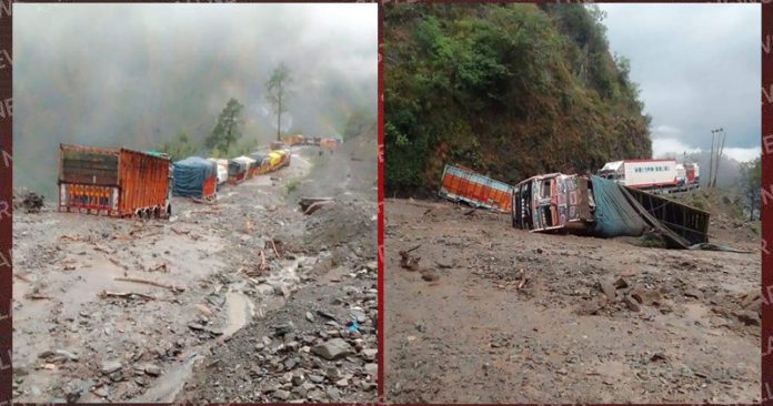 land-sliding-at-ram-ban-jammu-kashmir-2022