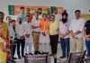ਪ੍ਰਸ਼ੋਤਮ ਪਾਸੀ ਨੂੰ ਮਾਤਾ ਭੱਦਰਕਾਲੀ ਮੰਦਰ ਕਮੇਟੀ ਦਾ ਪ੍ਰਧਾਨ ਬਣਾਉਣ ਤੇ ਭਾਜਪਾ ਆਗੂਆਂ ਨੇ ਕੀਤਾ ਸਨਮਾਨਿਤ