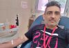 रशिम बेरी ने जरुरतमंद मरीज के लिए किया रक्तदान, 65 बार पहले भी कर चुके हैं दान