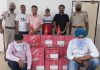 Excise department seizes 20 boxes of illicit liquor from 2 cars, two held