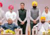 राज्यपाल ने भगवंत मान के नेतृत्व वाले मंत्रीमंडल के पाँच नये मंत्रियों को दिलाई शपथ