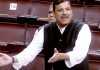 AAP Leader Sanjay Singh suspended from Rajya Sabha for this week