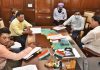 मंत्री ने जिम्पा ने बेहतर आपसी तालमेल के लिए तीन विभागों के उच्च अधिकारियों के साथ की बैठक