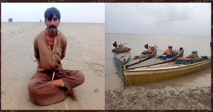 BSF apprehended pakistani fisherman with 5 boats