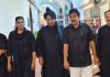 CONGRESS MPs WEAR BLACK CLOTHES IN PROTEST AGAINST INFLATION AND UNEMPLYMENT