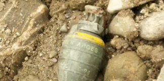 GRENADE FOUND LYING NEAR HIGHWAY IN KANGRA