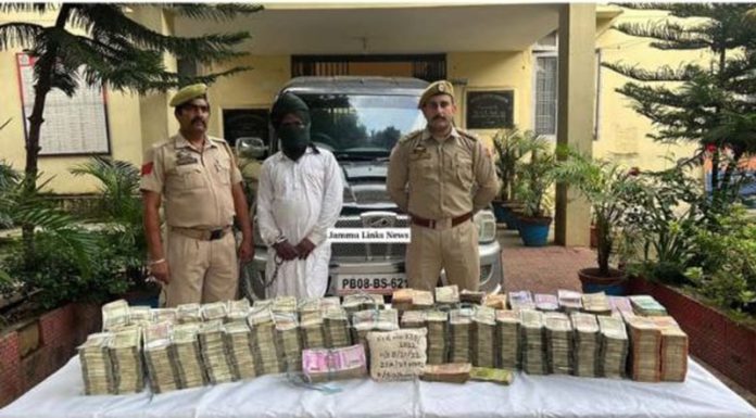 Police recovered 2 cr cash along with heroin