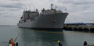 IN THE FIRST, US NAVY SHIP ARRIVES IN INDIA FOR REPAIR WORK